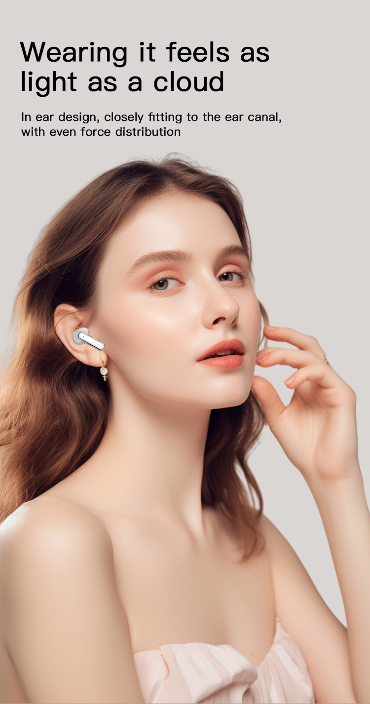 Wireless Earbuds Bluetooth V5.4 HiFi Stereo, LED Digital Display Earphones, ENC Noise Cancelling Mic, Ergonomic Design Headphone Headset for Sport/Gym/Running/Work-Soundcross (HK) Technology Co.,Limited