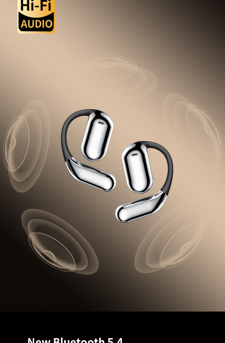 Bluetooth Wireless Earbuds V5.4, EarBuds with LCD Full Color Touch Screen, 35db ANC ENC Noise Cancelling, Multi-funtional Over-Ear Earphones for iOS, Android, Sports, Workout, Fitness-Soundcross (HK) Technology Co.,Limited