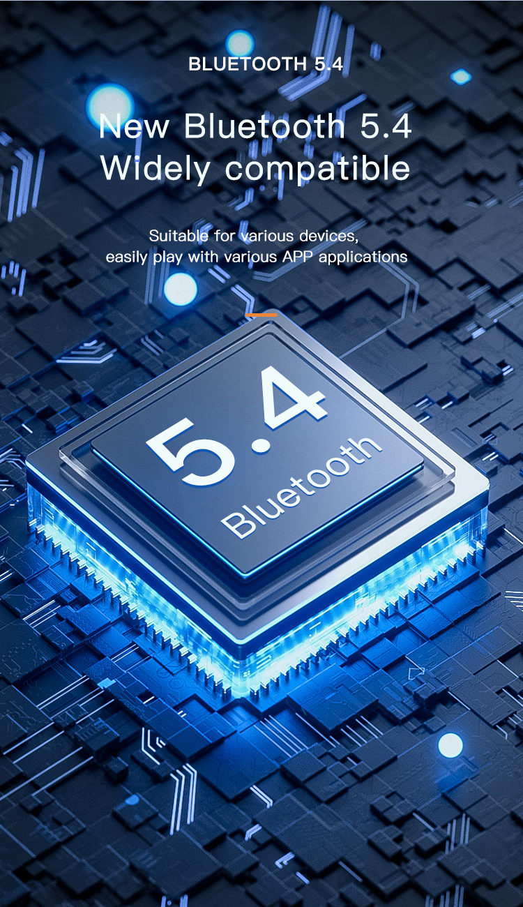 V5.4 Bluetooth Wireless Earbuds For Business, IPX6 Wireless Earpiece with Noise Cancelling Mic, Business Earbud with 500 mAh Charging Case for Trucker/Home/Office Work-Soundcross (HK) Technology Co.,Limited