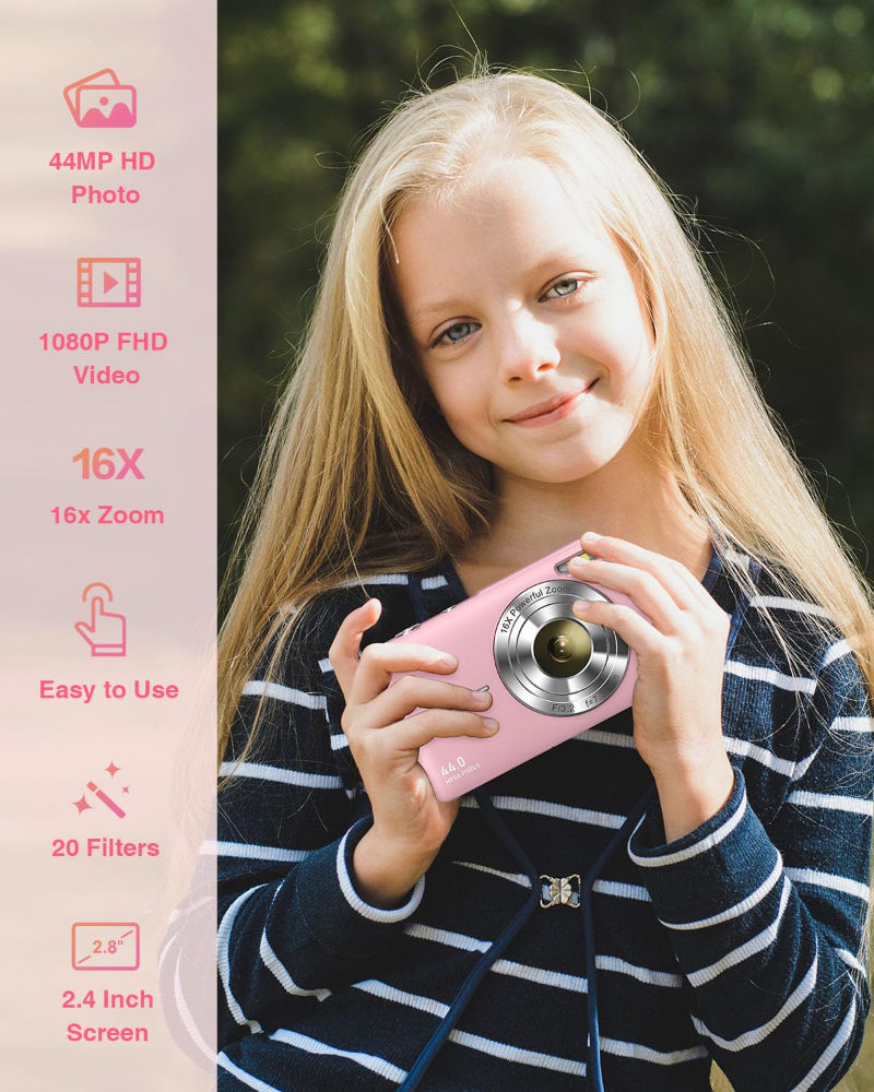 16X Digital Zoom Digital Camera 44MP Point and Shoot Camera for Photography Mini Retro Vlog Camera OEM Wholesale-Soundcross (HK) Technology Co.,Limited