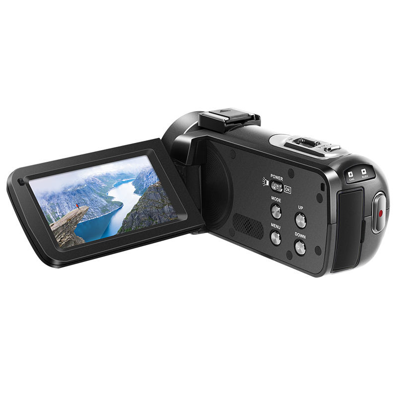 Wholesale 2.7K HD 16X Zoom Digital Video Camera with 270° Flip Screen & IR Night Vision 2.7K Camcorder - Image 4