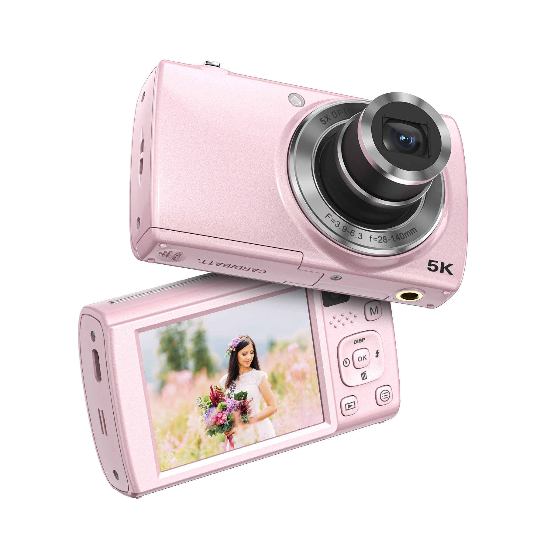 Wholesale 5K Digital Camera 5X Optical Zoom 16MP Dual Lens with 6-Axis Image Stabilization & 2.8" Touchscreen - Image 5