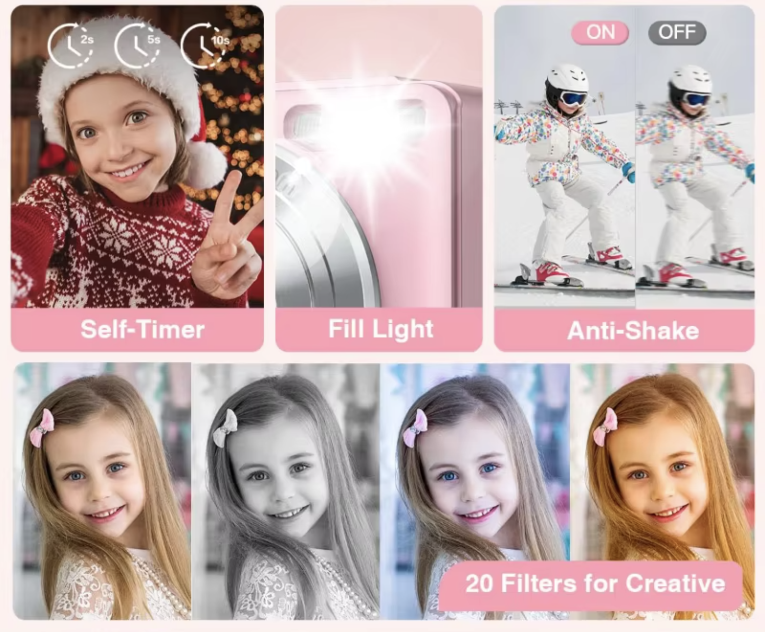 16X Digital Zoom Digital Camera 44MP Point and Shoot Camera for Photography Mini Retro Vlog Camera OEM Wholesale-Soundcross (HK) Technology Co.,Limited