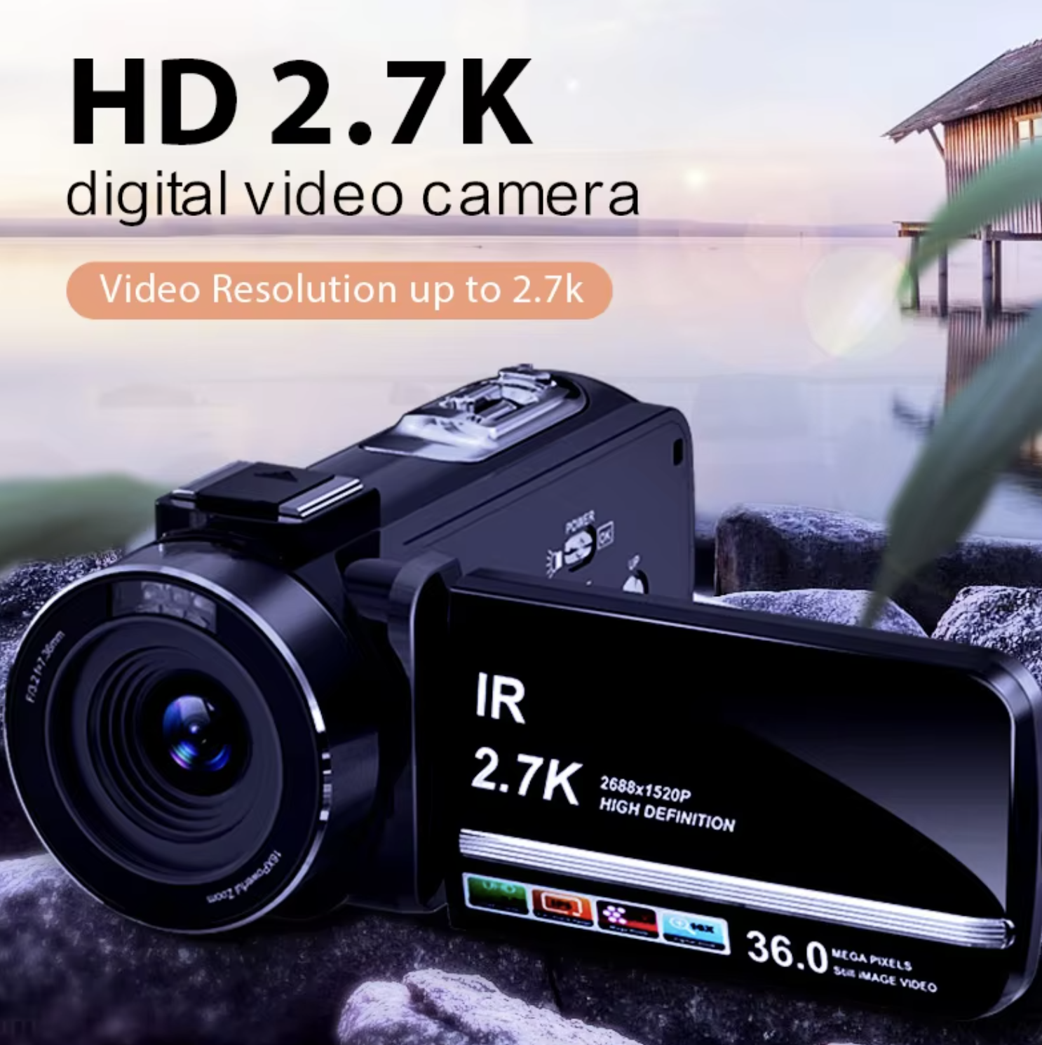 digital video camera
2.7K video camera
2.7K camcorder
digital video camera
video recording camera