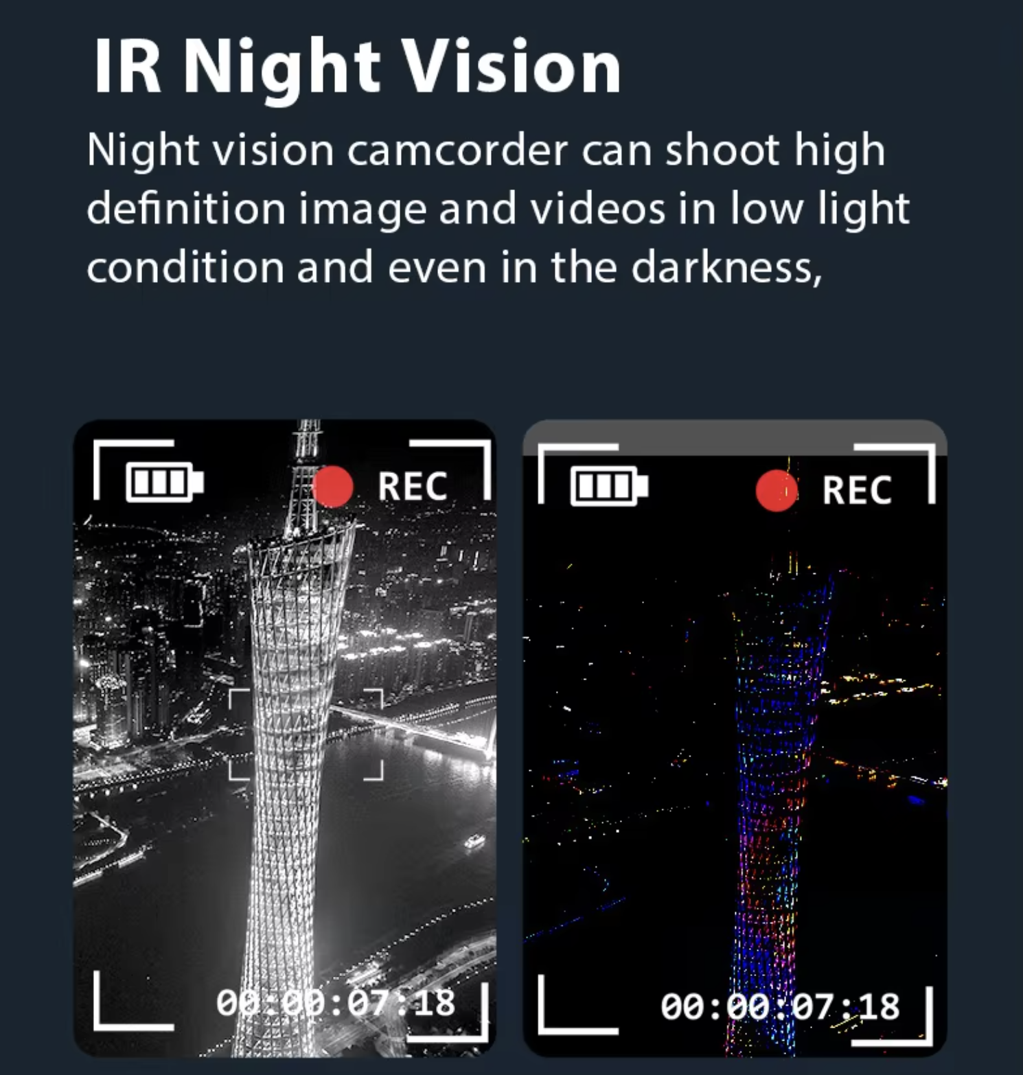 Wholesale 2.7K HD 16X Zoom Digital Video Camera with 270° Flip Screen & IR Night Vision 2.7K Camcorder-Soundcross (HK) Technology Co.,Limited